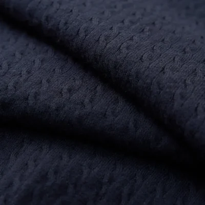 Áo Len Regular Cổ Tròn Vặn Thừng