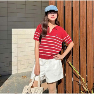 Áo len nữ nhẹ nhàng màu be form mỏng mềm mại