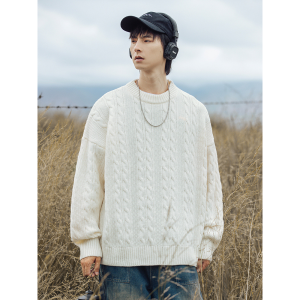 Áo len nam Sợi to chất dày Fom dáng rộng Hàn Quốc hàng đẹp - LEG