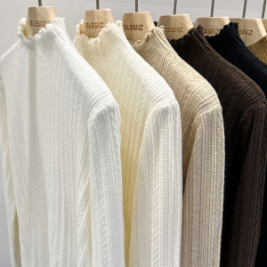 Áo len nữ giữ nhiệt mùa đông basic, dễ phối nhiều phong cách